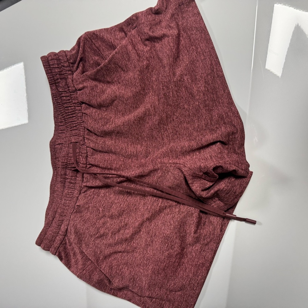 Women's Burgundy Lulu Shorts